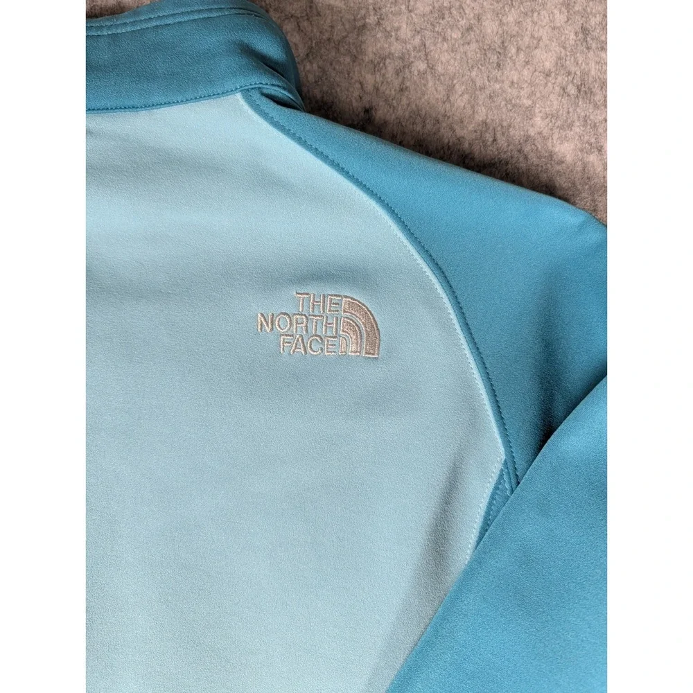 The North Face Women's‎ Fleece Lined Jacket Blue Light Blue Small S Zip Up